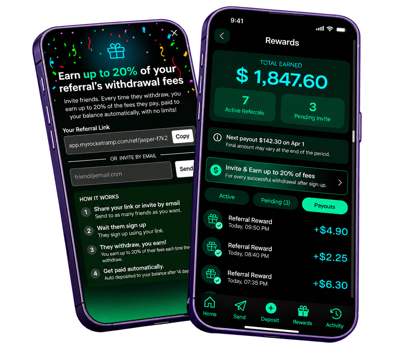 RocketRamp Rewards — Earn Up to 20%